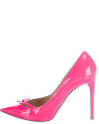 Valentino Patent Leather Pointed Toe Pumps