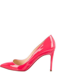 Christian Louboutin Patent Leather Pointed Toe Pumps
