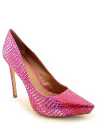 Rachel Roy Gardner Pink Leather Pumps Heels Shoes