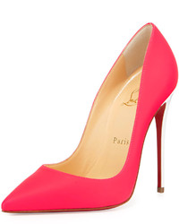 Christian Louboutin So Kate Patent Red Sole Pumps