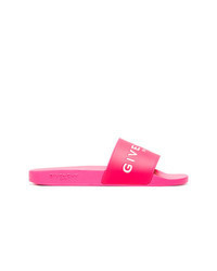 Hot Pink Leather Sandals
