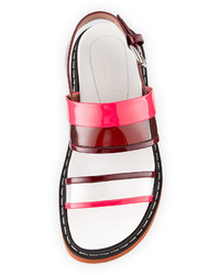 Marni Patent Double Band Slingback Sandal