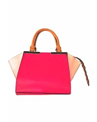 Leather Country Fuchsia Pink Satchel