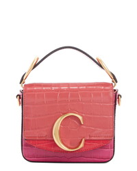 Chloé Mini C Tricolor Leather Shoulder Bag