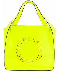 Stella McCartney Fluorescent Perforated Tote Bag