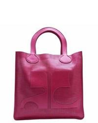 Courreges Leather Tote