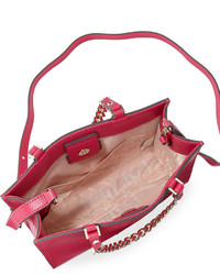 Furla Maggie Large Leather Tote Bag Pink
