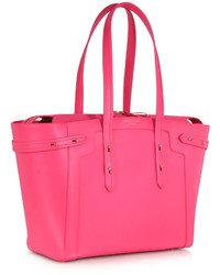 Aspinal of London Marylebone Light Neon Pink Tote