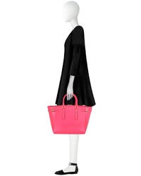 Aspinal of London Marylebone Neon Pink Tote