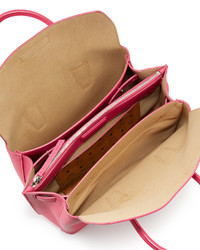 MCM Milla Medium Tote Bag Beetroot Pink
