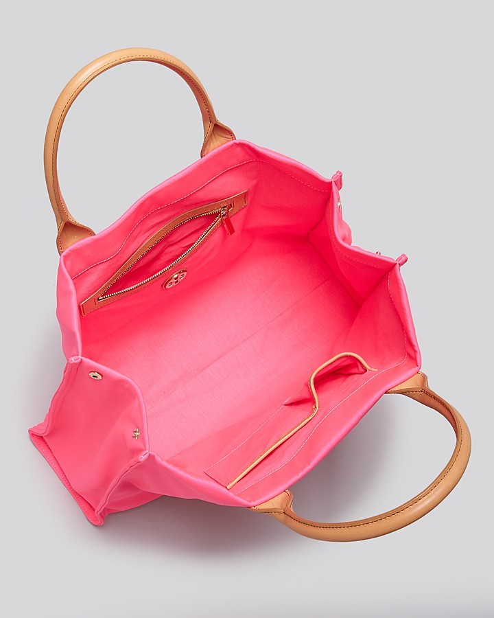 Tory burch store neon bag