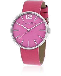 Marc by Marc Jacobs Mbm1363 Pink Leather Watch