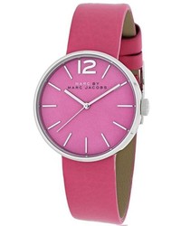 Marc Jacobs Mbm1369 Peggy Pink Leather Watch