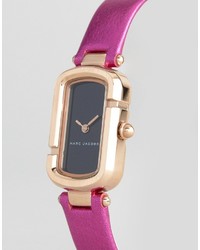 Marc Jacobs Mj1502 Metallic Pink Leather Watch