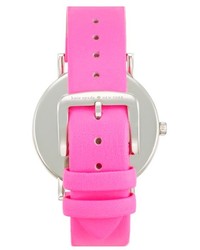 Kate Spade New York Metro Grand Round Leather Strap Watch 38mm