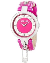 Versus By Versace Sob030014 Key Biscayne Analog Display Quartz Pink Watch