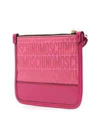 Moschino Logo Jacquard Clutch Bag