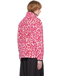 Moncler Genius 1 Moncler Jw Anderson White Pink Zip Up Sweatshirt