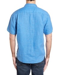 Tommy Bahama Sea Glass Breezer Original Fit Short Sleeve Linen Shirt