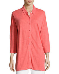 Hot Pink Linen Tunic
