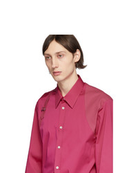 Alexander McQueen Pink Harness Shirt