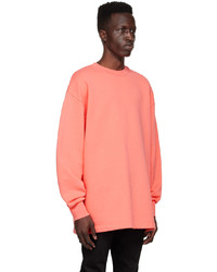 Acne Studios Pink Organic Cotton Sweatshirt