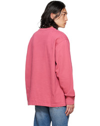 Acne Studios Pink Stamp Sweatshirt