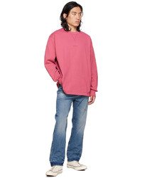 Acne Studios Pink Stamp Sweatshirt