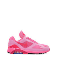 Hot Pink Low Top Sneakers