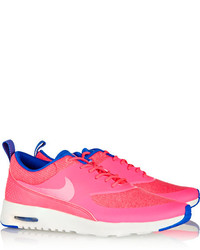 Nike Air Max Thea Premium Coated Mesh And Leather Sneakers