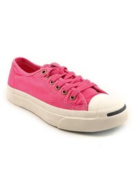 Converse Jp Ltt Ox Pink Textile Sneakers Shoes