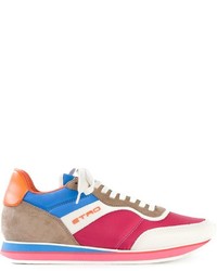 Etro Panelled Lace Up Trainers