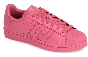 hot pink adidas superstar