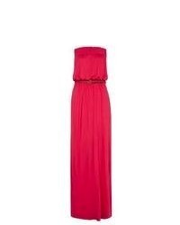 Exclusives New Look Dark Pink Belted Maxi Dress