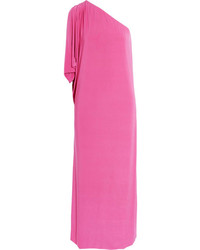 T-Bags One Shoulder Stretch Jersey Maxi Dress