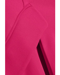 Antonio Berardi Asymmetric Stretch Cady Midi Dress Pink