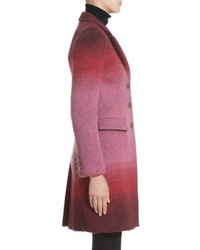 Versace Collection Degrade Wool Blend Coat