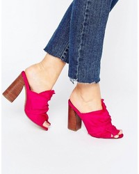 Asos Twilights Knotted Heeled Mules