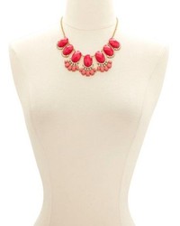 Charlotte Russe Faceted Stone Statet Collar Necklace