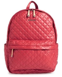 Hot Pink Nylon Backpack