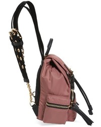 Burberry Small Rucksack Nylon Backpack Pink