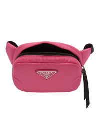 Prada Pink Nylon Belt Bag