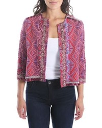 KUT from the Kloth Gwyneth Embellished Collarless Jacket