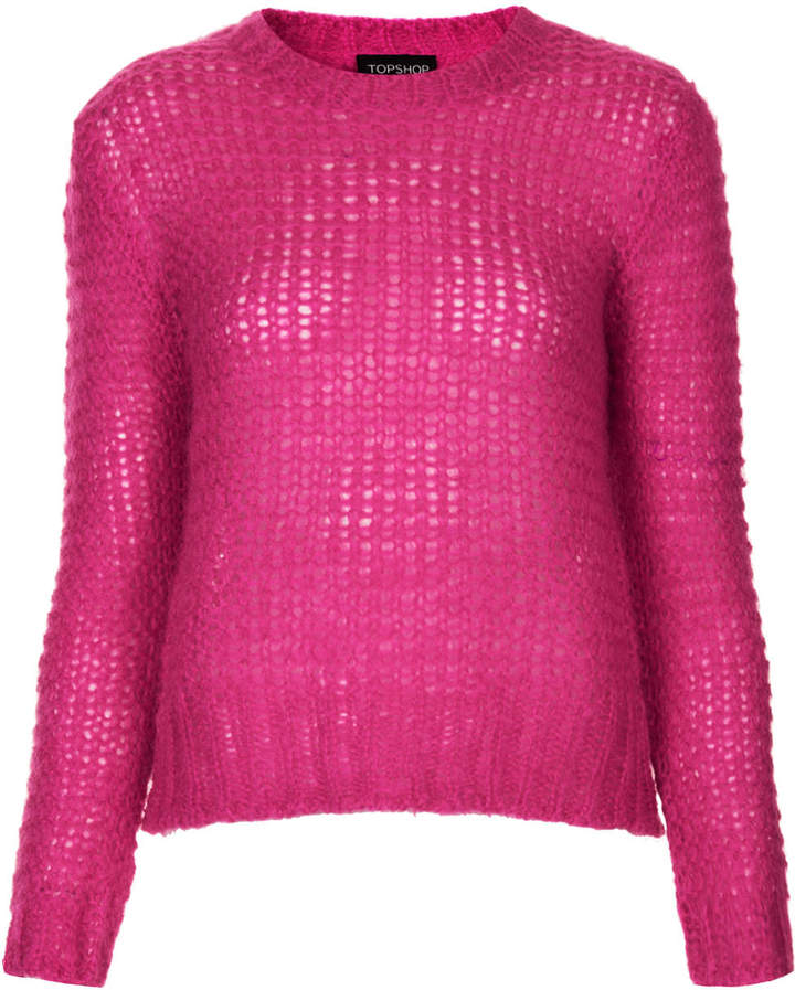 Topshop Knitted Mohair Grunge Jumper | Where to buy & how to wear