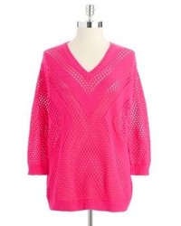 Vince Camuto Two By Open Knit Sweater