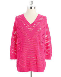 Vince Camuto Two By Open Knit Sweater