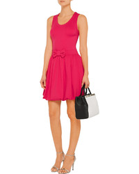 RED Valentino Redvalentino Bow Embellished Jersey Mini Dress