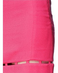 Emilio Pucci Rectangular Cutout Crepe Pencil Skirt