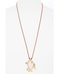Tory Burch Fish Pendant Necklace