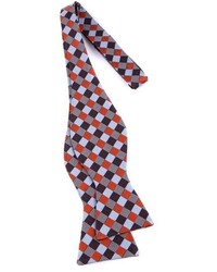 Ted Baker London Plaid Silk Bow Tie